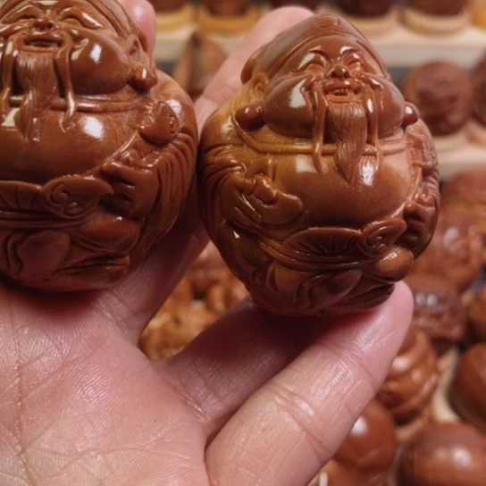 橄榄核手串/手链韵官帽一对