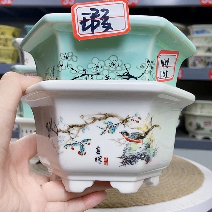 紫砂花瓶紫砂花盆