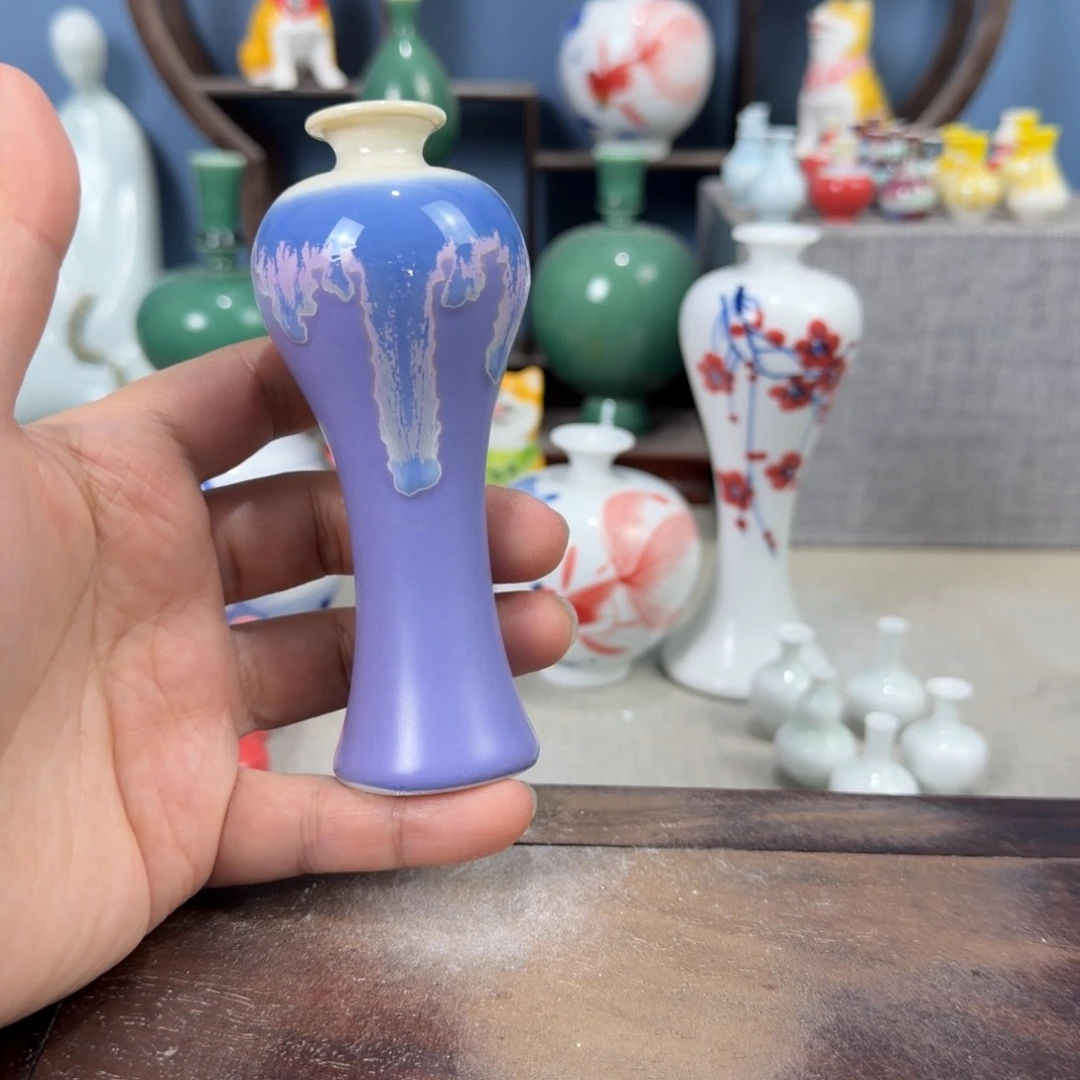 陶瓷手工小花器摆件