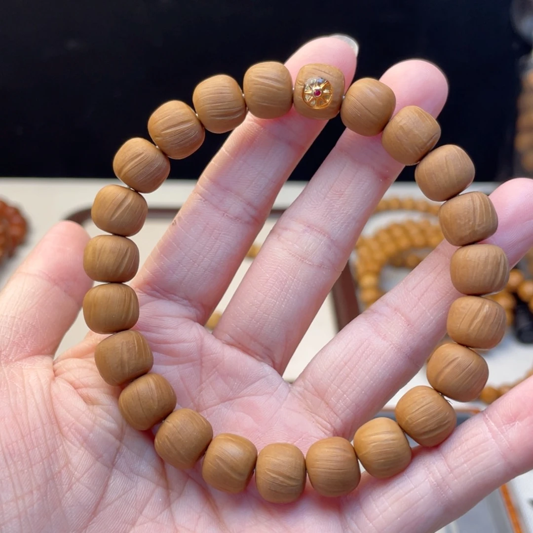 猴头核桃手串全品20圆珠千刃金标