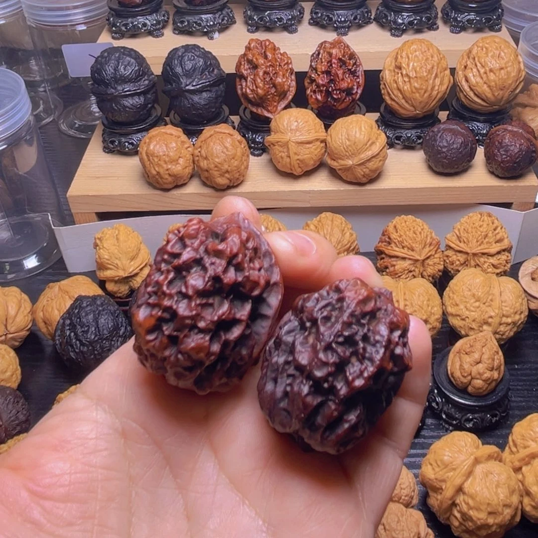 文玩核桃吊坠?*浪68w上古蛤蟆头40尺