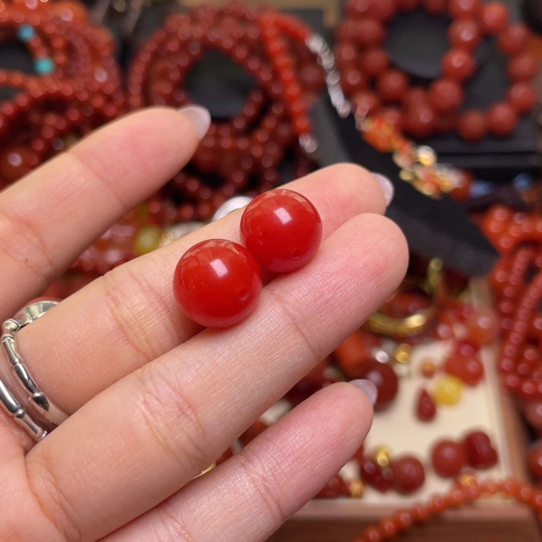 南红玛瑙颈饰未镶嵌简