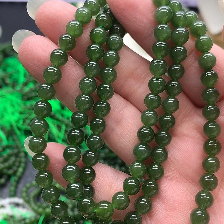 和田玉未镶嵌手链6