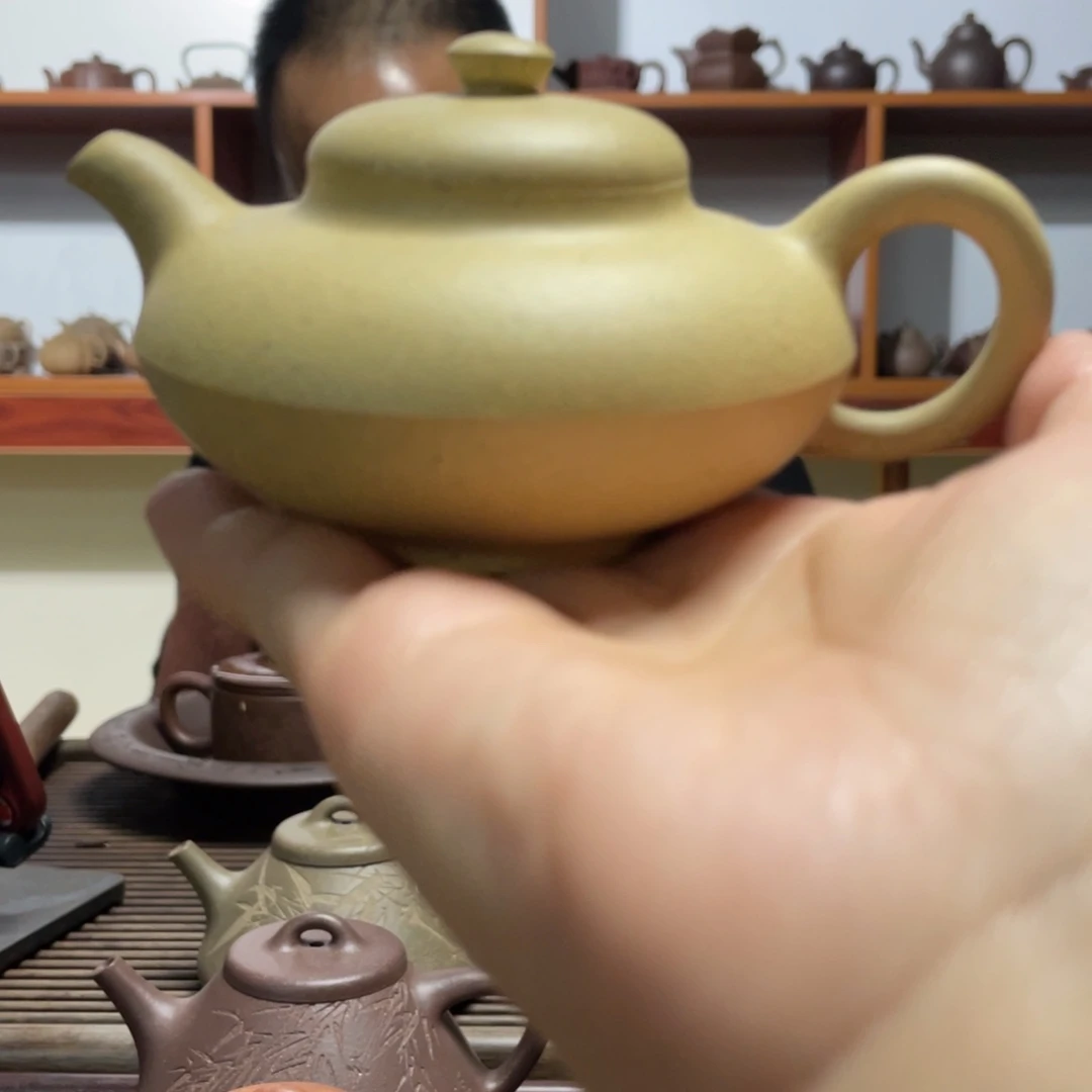 茶壶紫砂本绿合欢150CC（浮力款）