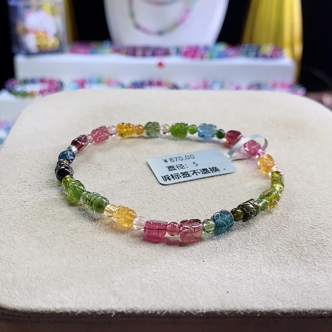未镶嵌手链碧玺貔貅