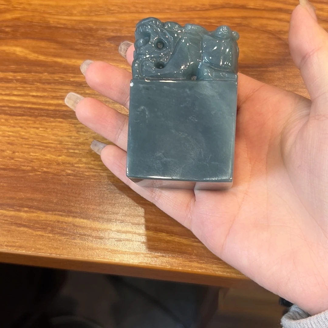 翡翠未镶嵌摆件印章-594397