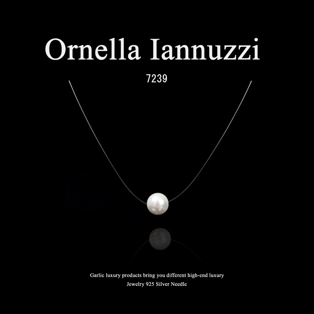 铜合金项链 【白月光项圈】White Moonlight Coll项链~7239（40+5cm）