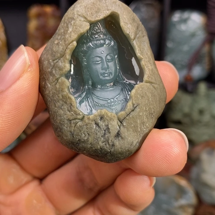 翡翠未镶嵌颈饰翡翠挂件吊坠项链