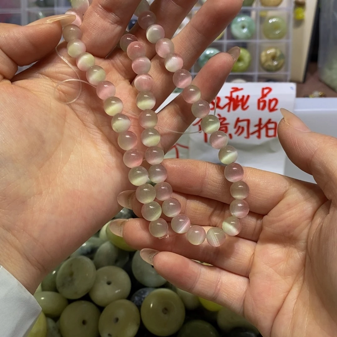 蛇纹石玉未镶嵌颈饰17
