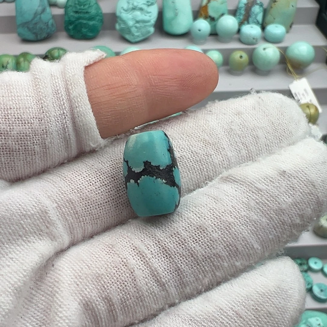 绿松石未镶嵌卡10桶珠