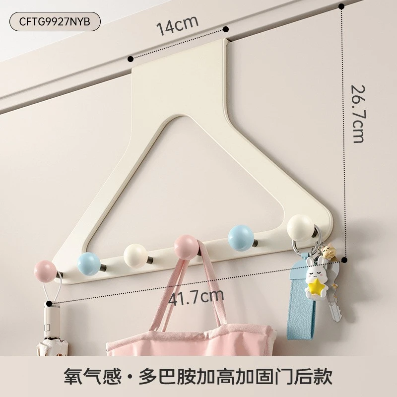 门后三角挂钩加宽侧面挂架衣架衣服收纳卧室门上直角挂衣钩衣帽钩