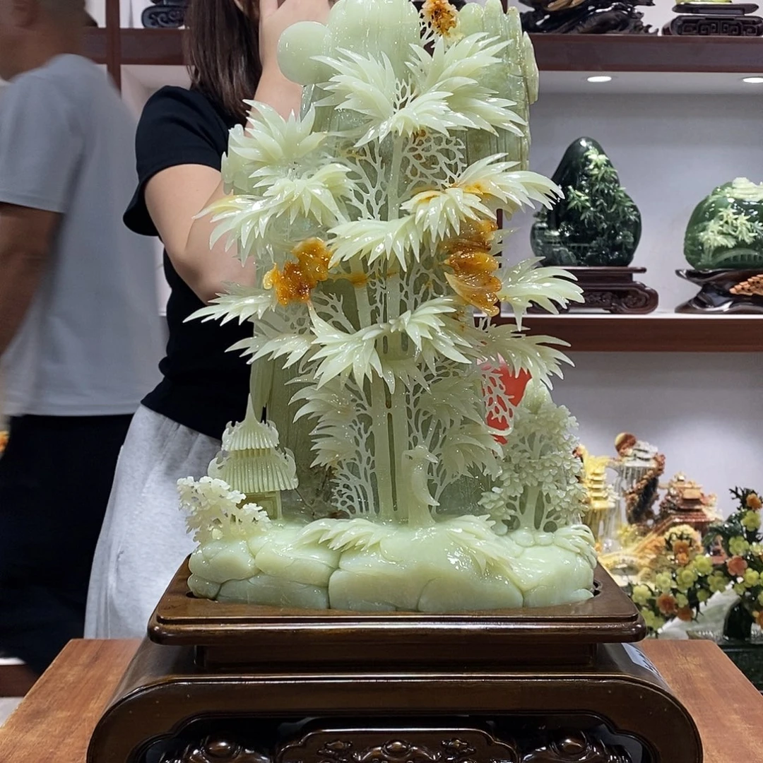 *****玉山水摆件 玄关摆件