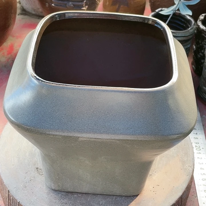 紫砂花盆15.17花盆瑕疵