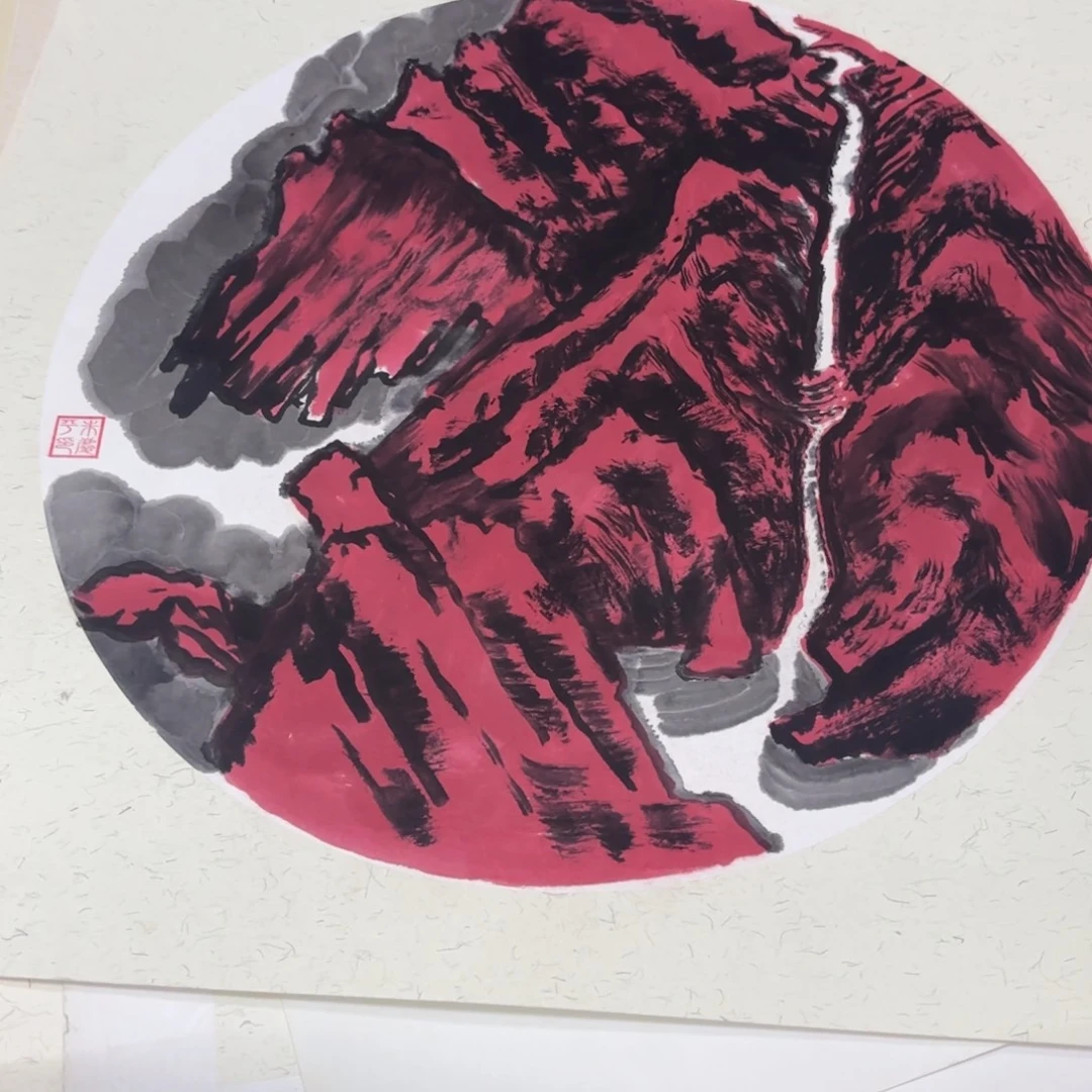 国画50-50卡纸作品艺