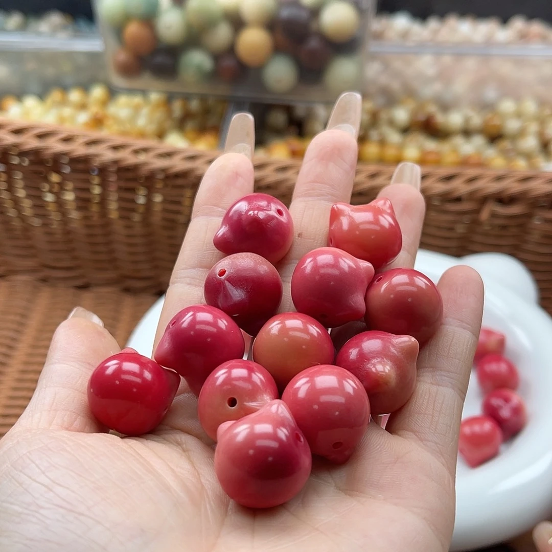 白玉菩提吊坠c17mm/14+1颗