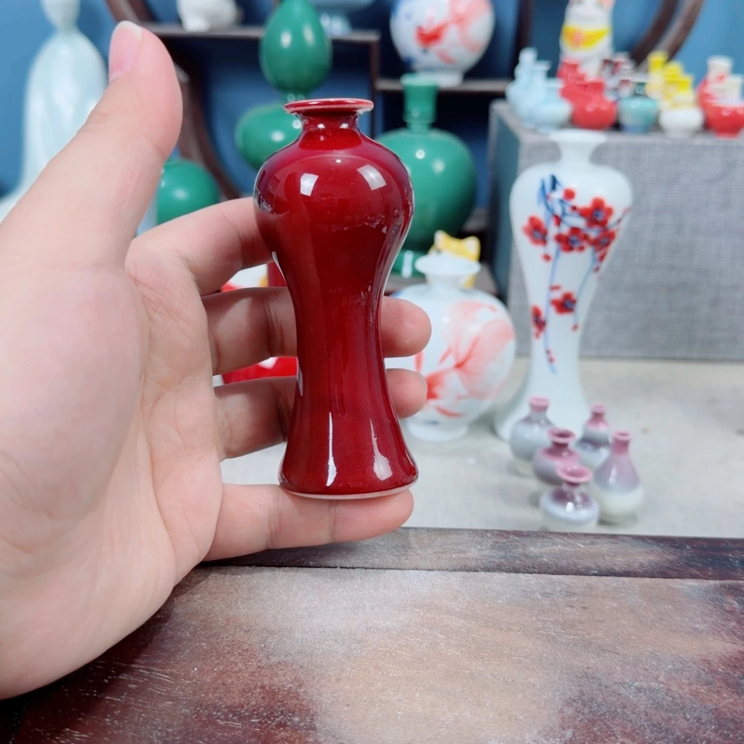 陶瓷手工小花器摆件