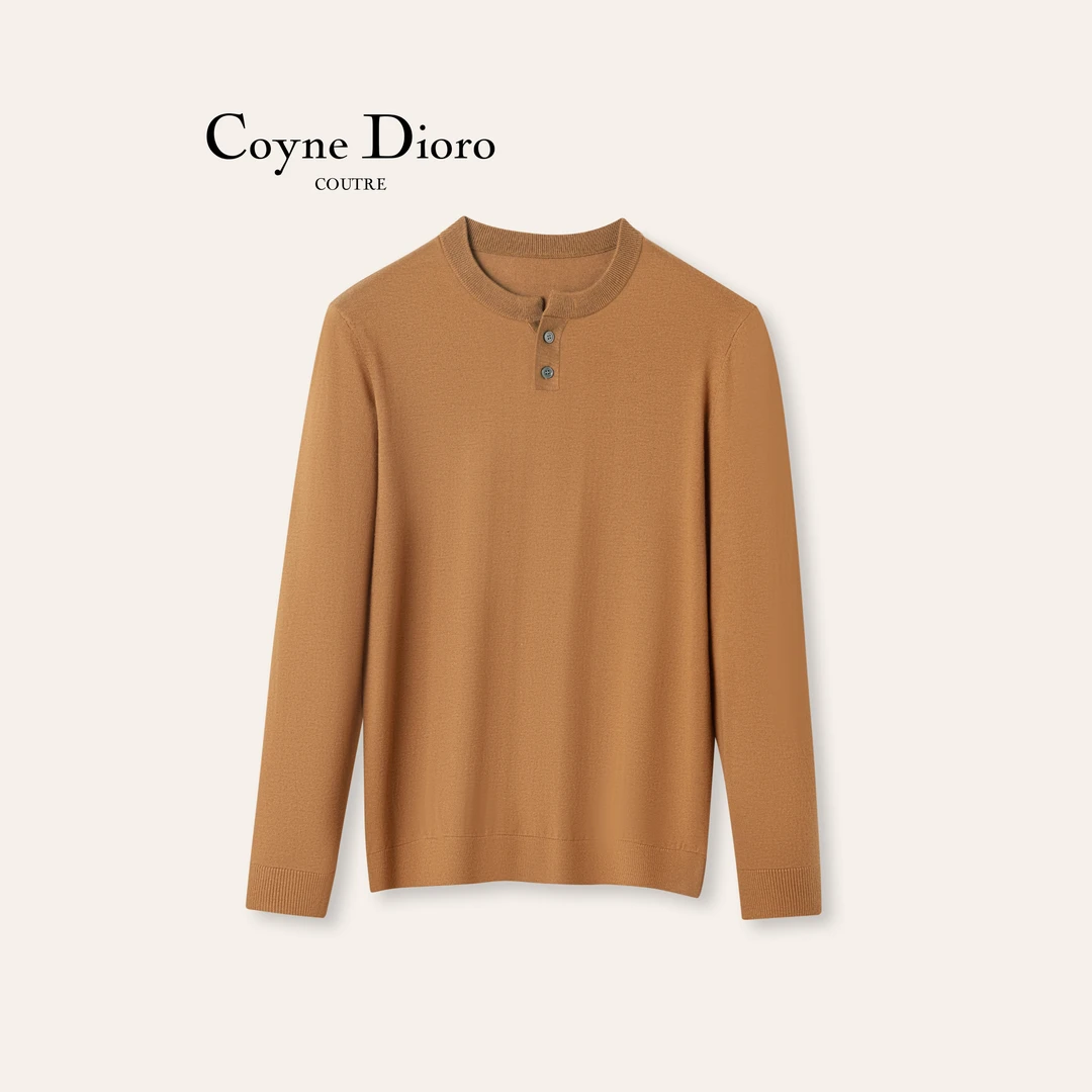 【秋上新】L*P11800同款 山羊绒桑蚕丝混纺面料 老钱风纯色针织衫