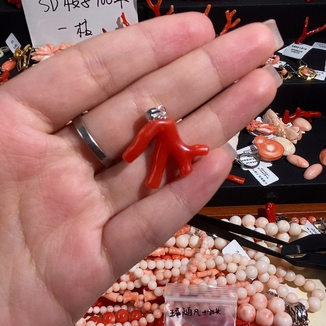 非金属Aka 耳饰胸针戒指雕刻件原枝吊坠