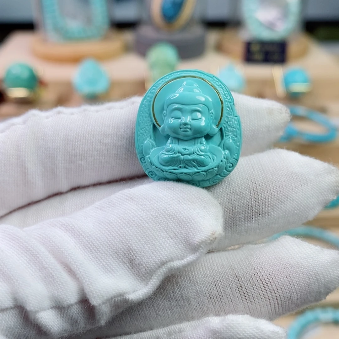 绿松石未镶嵌珠宝奇石