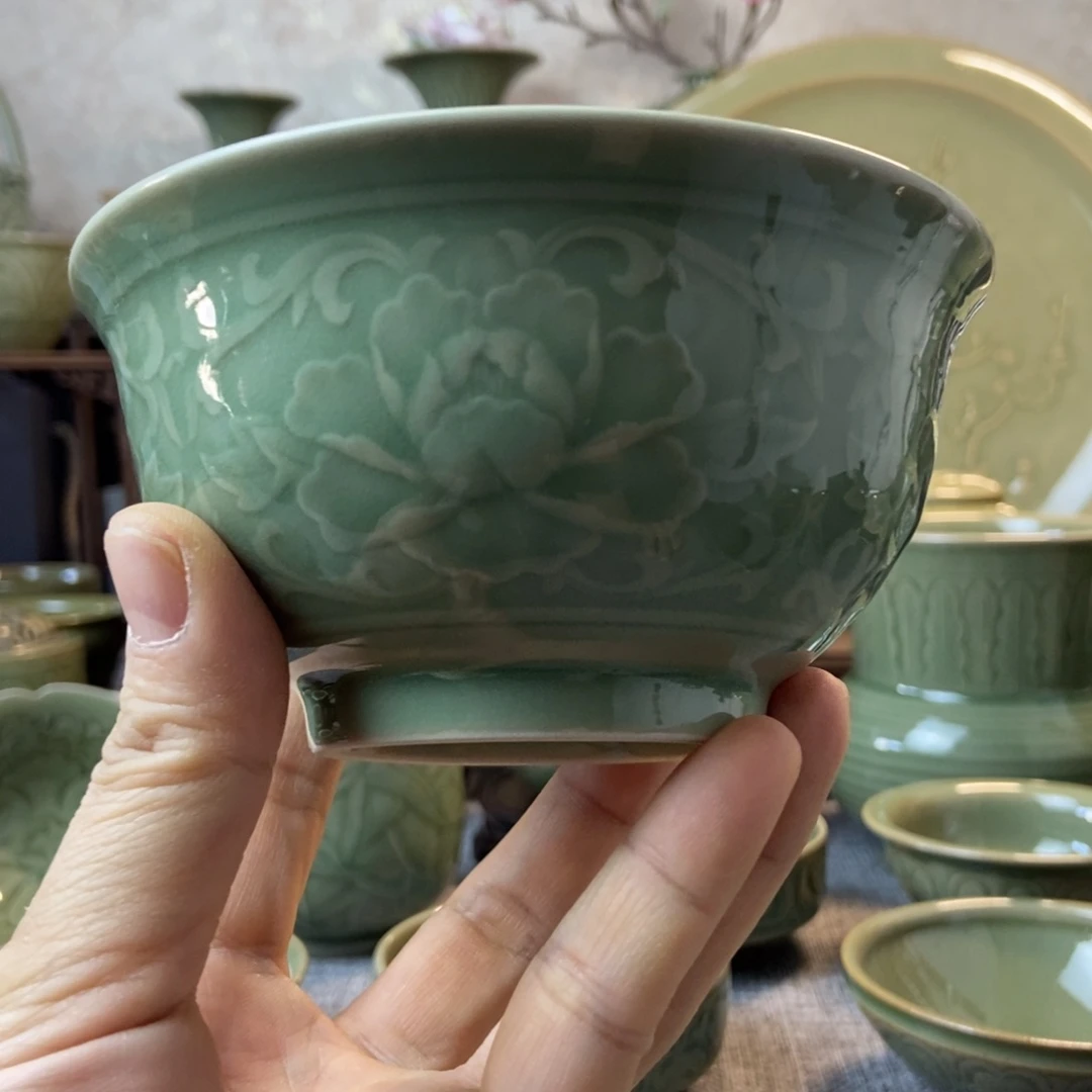 耀州窑耀州窑福利款小碗2只