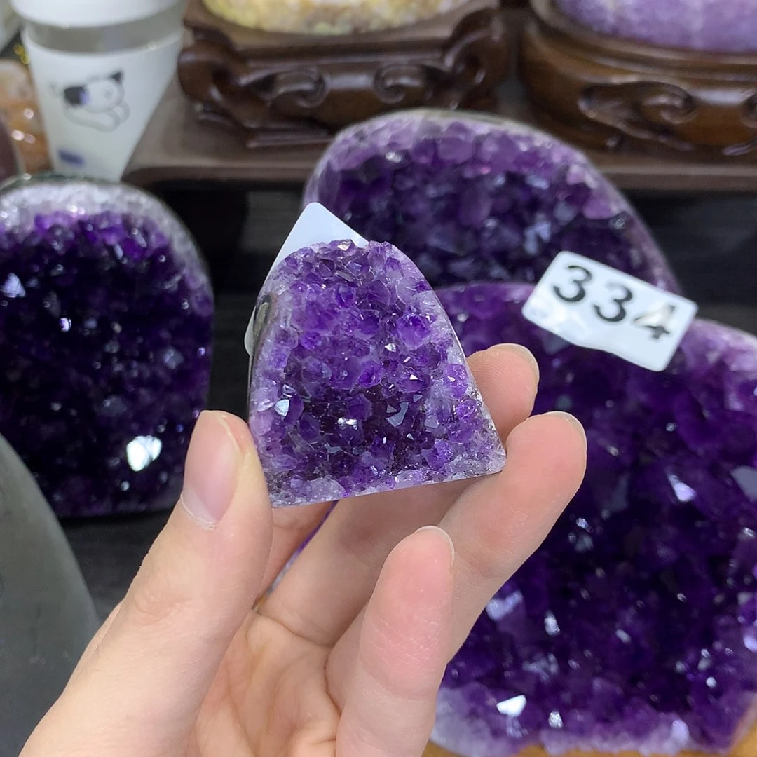 紫晶珠宝半成品未镶嵌洛*?373