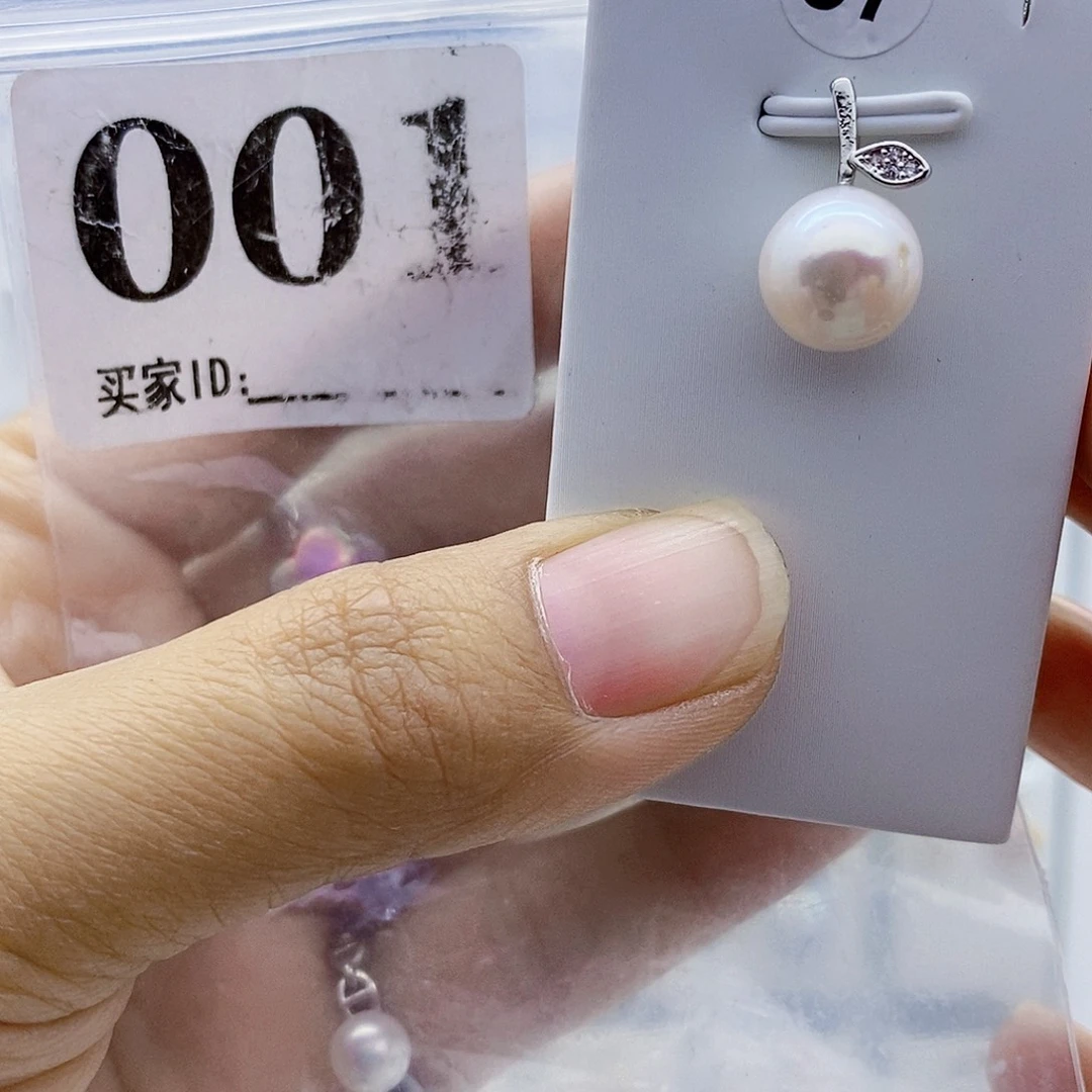 颈饰淡水珍珠钛钢