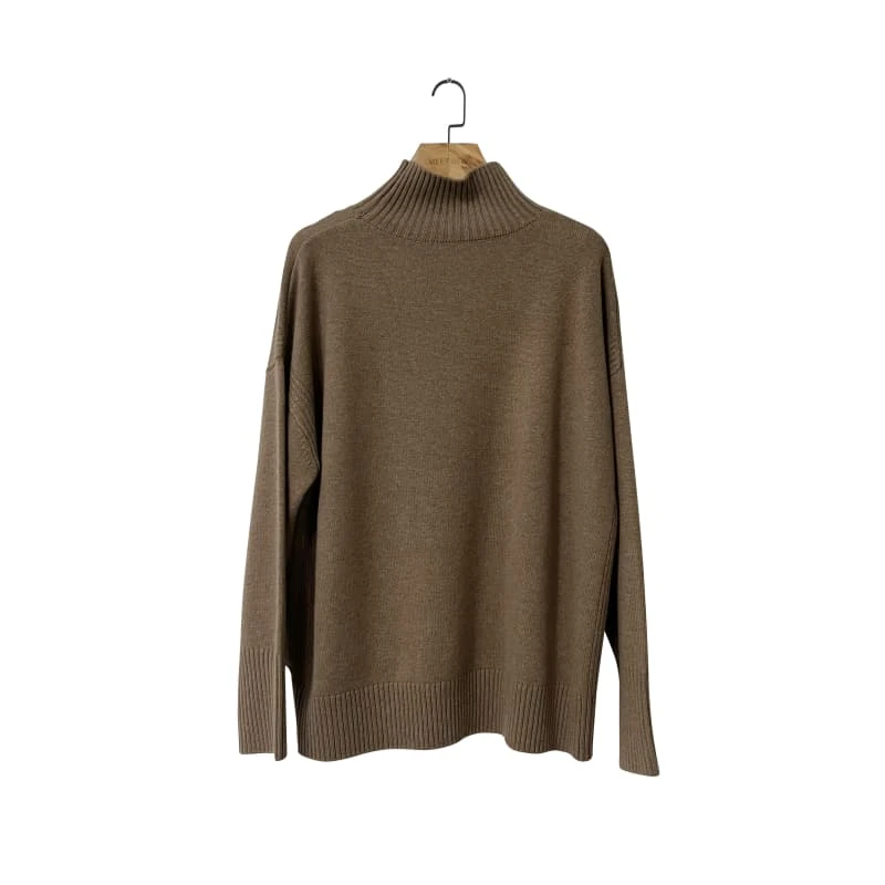 【达人专属】高领毛针织衫女2I821733X