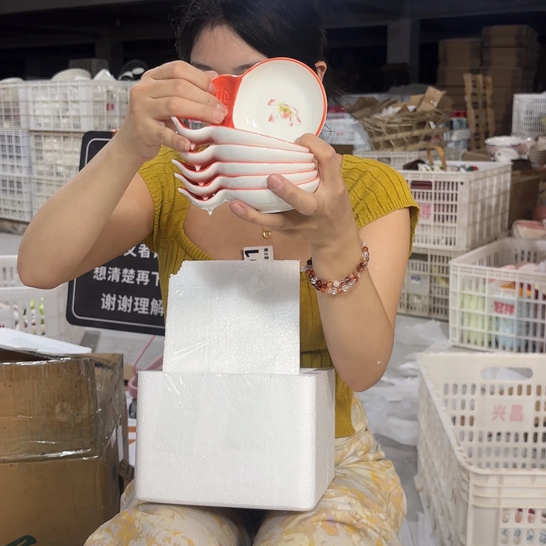 瓷微瑕陶瓷餐具釉下彩