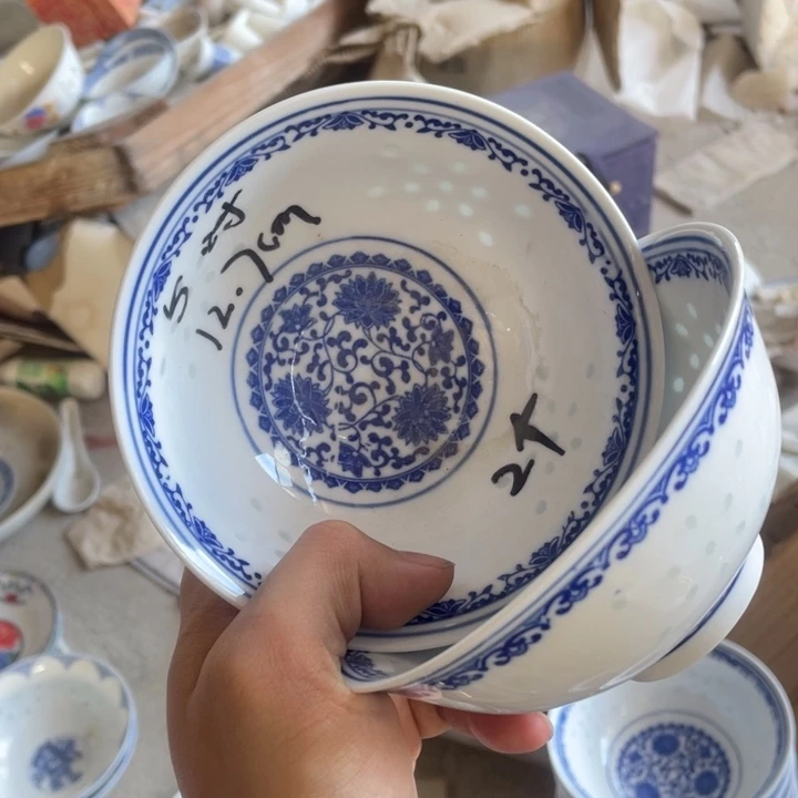 碗瓷景德镇高温细白瓷餐具