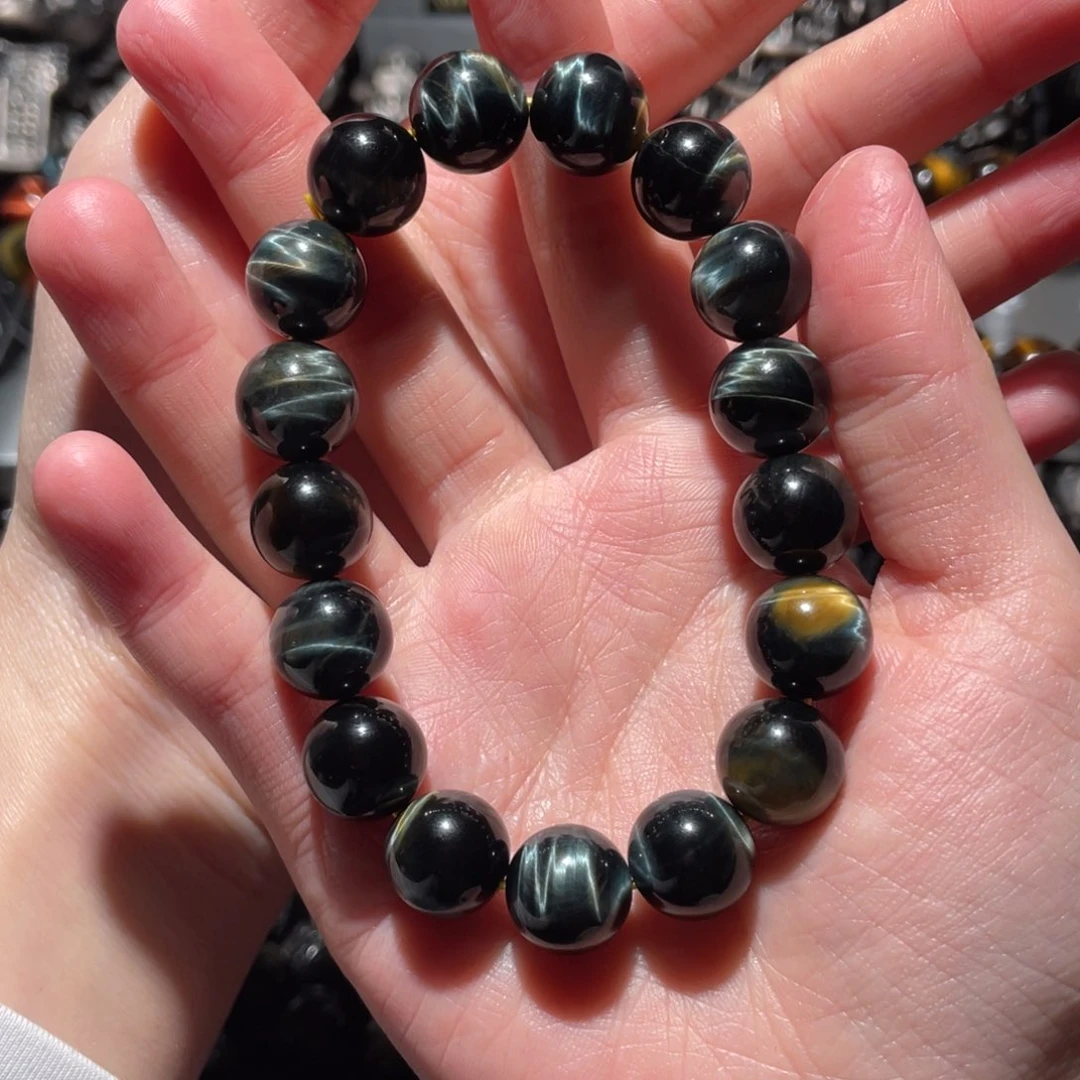 木变石（虎睛石）手串未镶嵌E****7