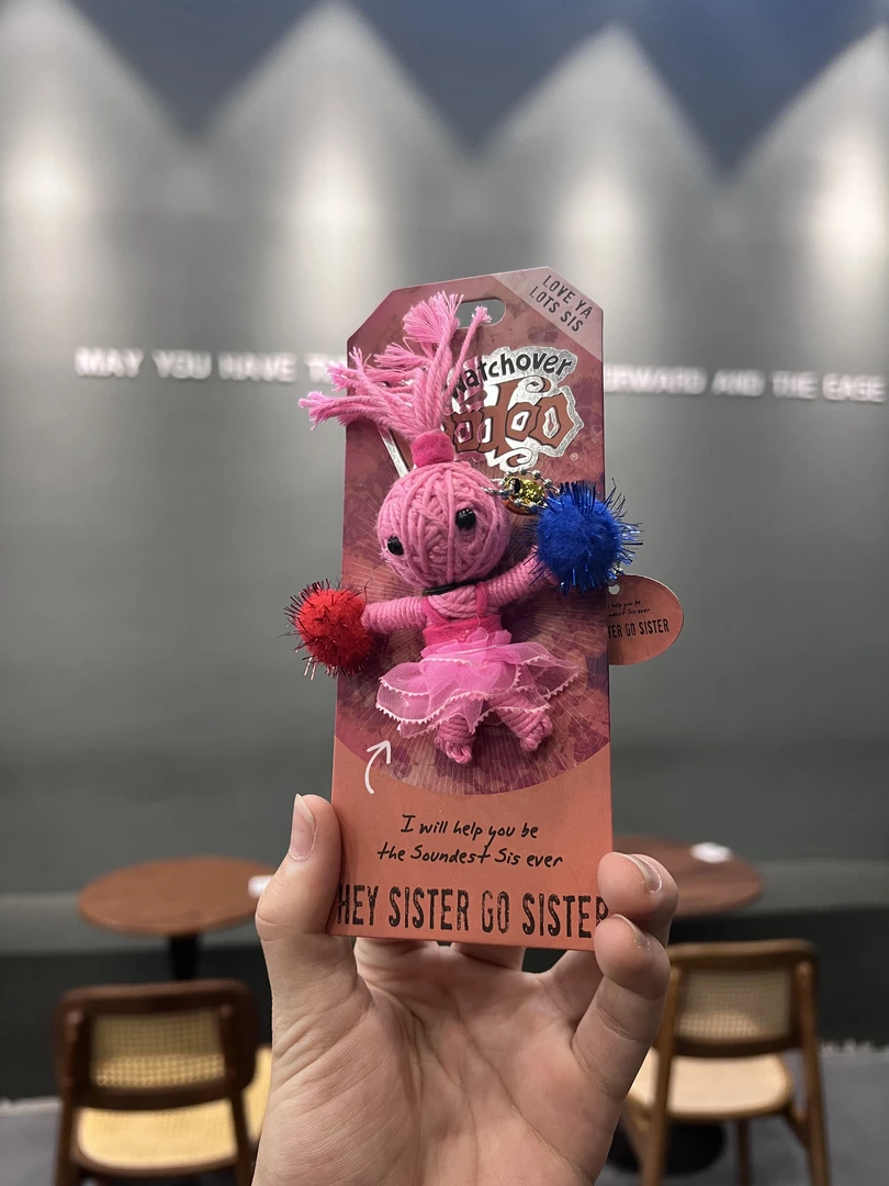 潮玩手工DIY编制木乃伊挂件巫毒娃娃公仔（带故事卡）-加油姐妹