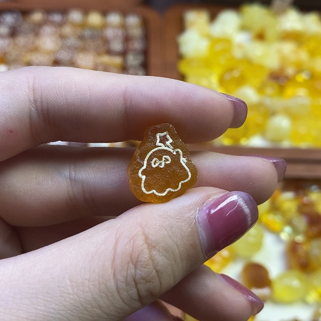 橄榄核吊坠小原皮