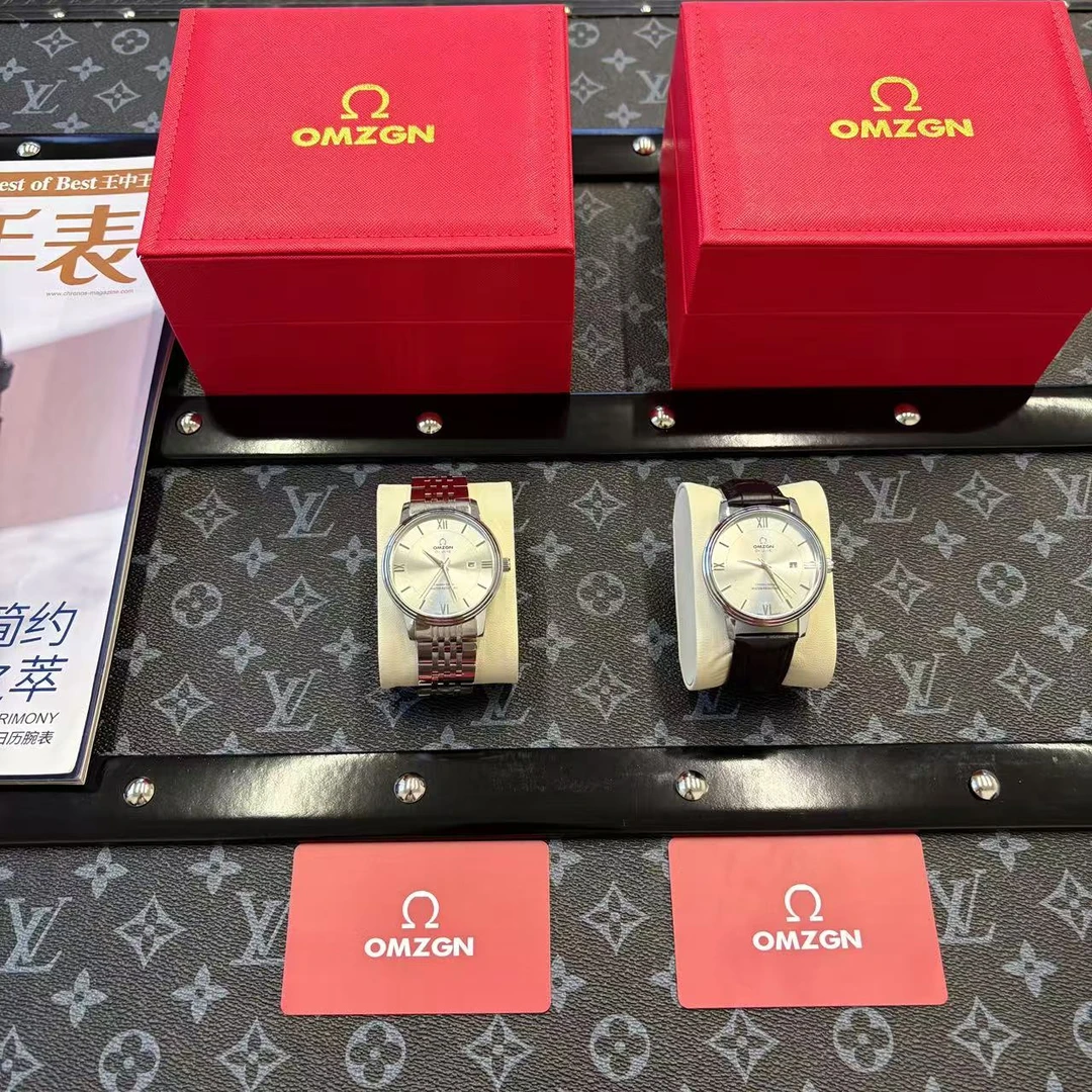 全新未使用/蝶飞/灰面/表径41mm/全自动机芯腕表  【DH补贴】