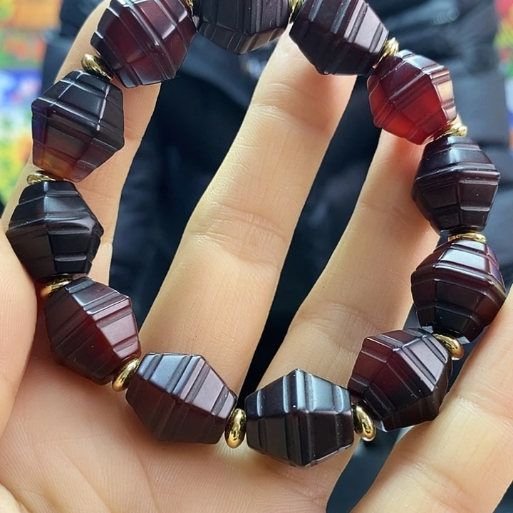 玛瑙/玉髓未镶嵌手链166