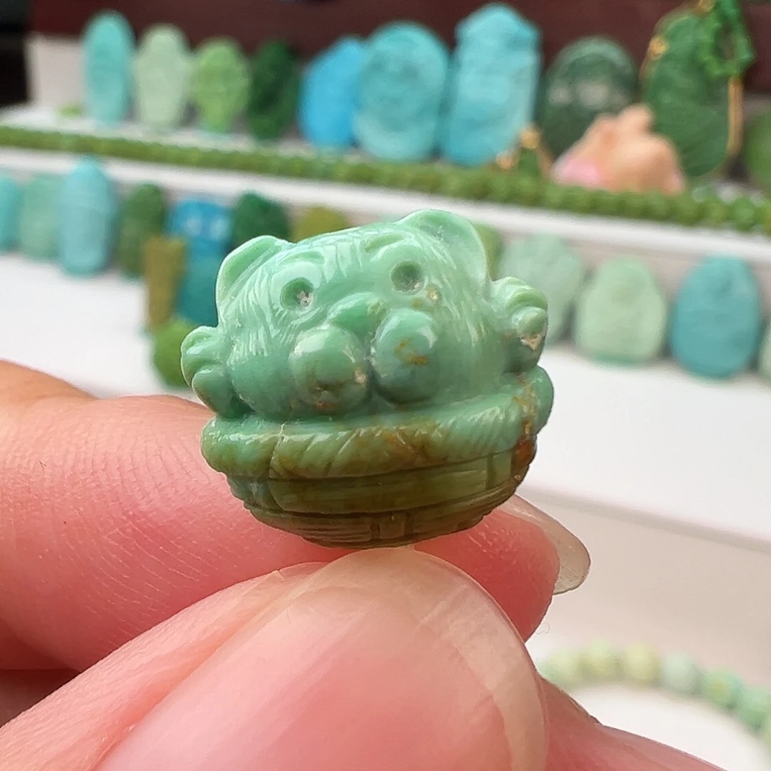 绿松石未镶嵌项链