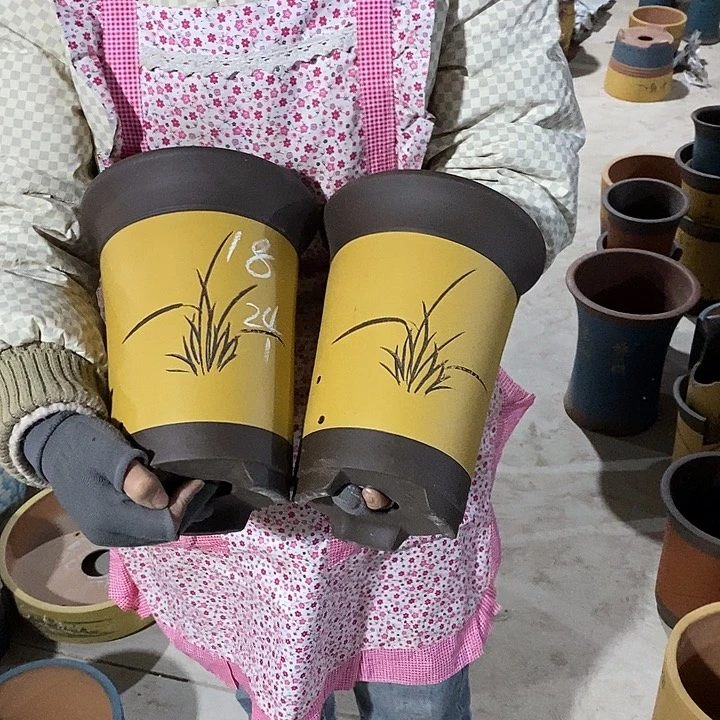 紫砂花盆紫砂花盆