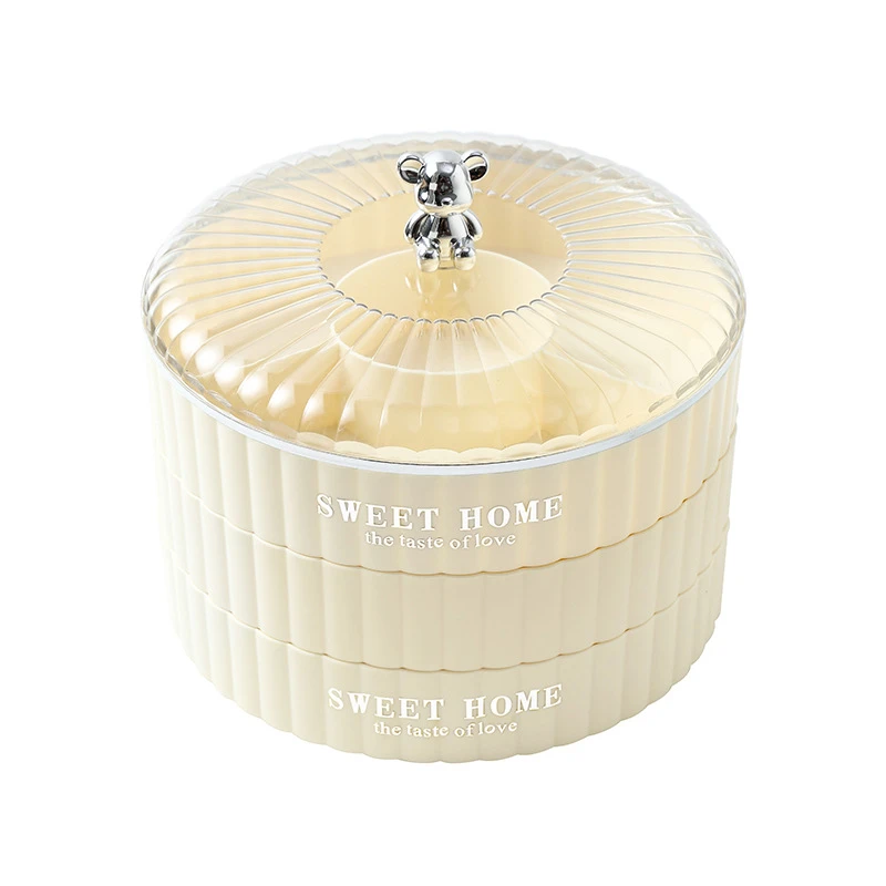 过年干果盘客厅茶几家用坚果瓜子收纳盒糖果零食水果盘子2024新款