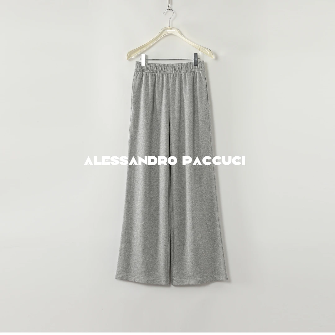 AP洛哥/44207KV【单裤/自在】棉+莱赛尔时尚百搭松紧腰裤子2024秋