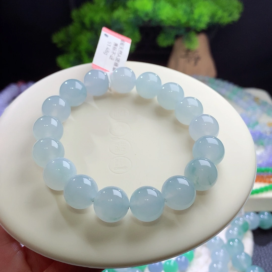 未镶嵌手串翡翠卡12mm