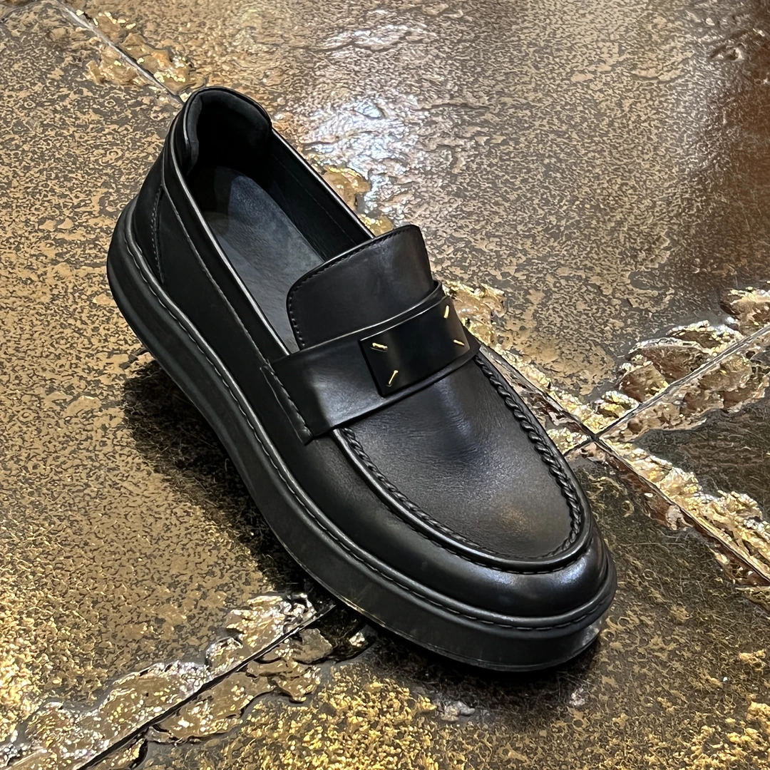 LEDS 男鞋 11151509 新款时尚百搭哑光皮鞋