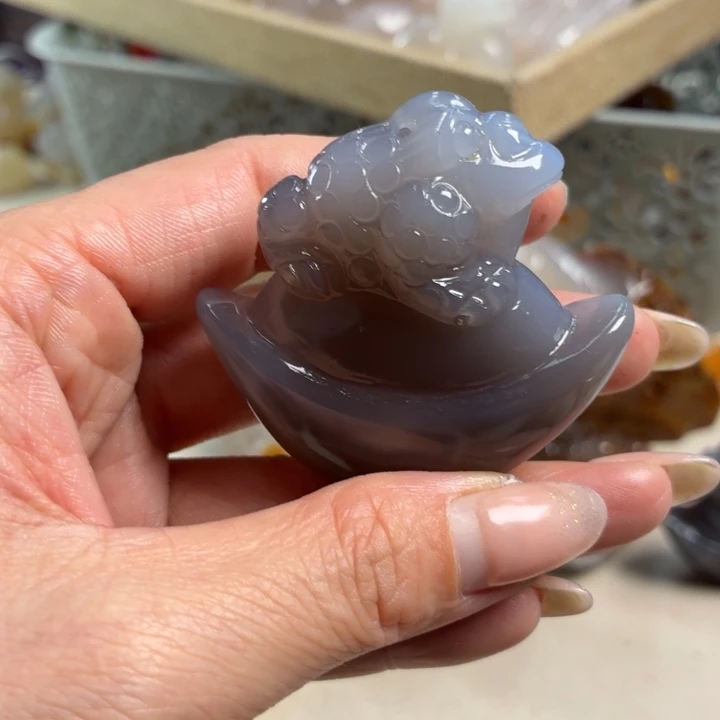 玛瑙/玉髓未镶嵌吊坠(不含链)