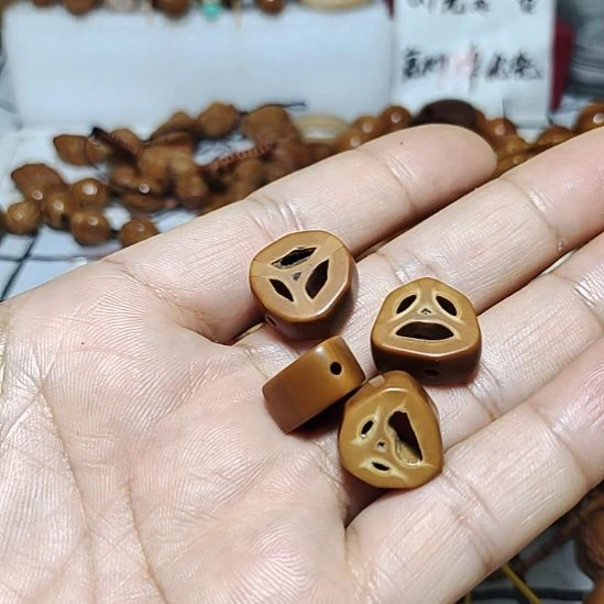 壁***蕾手串/手链橄榄核橄榄核囧脸4个