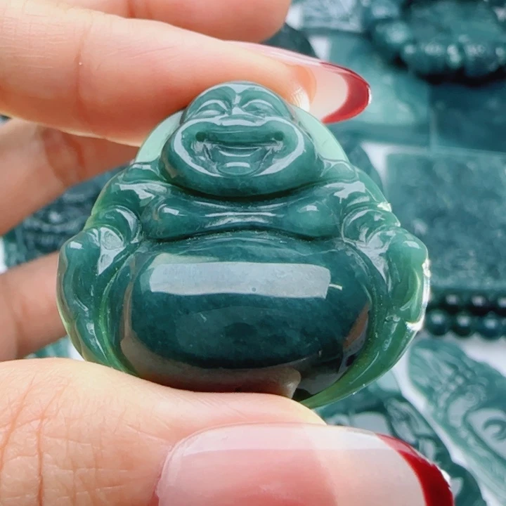 翡翠未镶嵌颈饰多样性发货天然A货翡翠