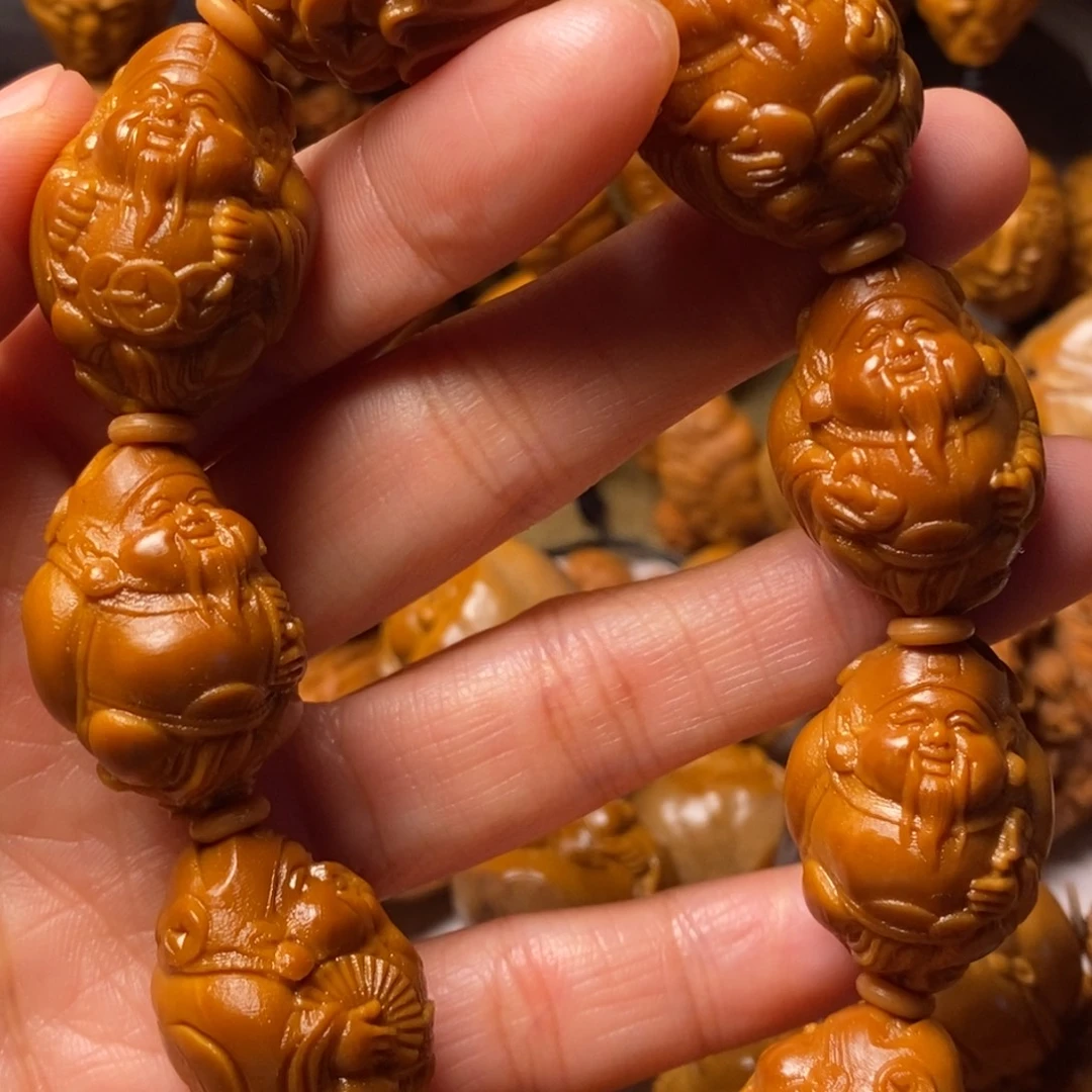 橄榄核手串/手链精品八大财神