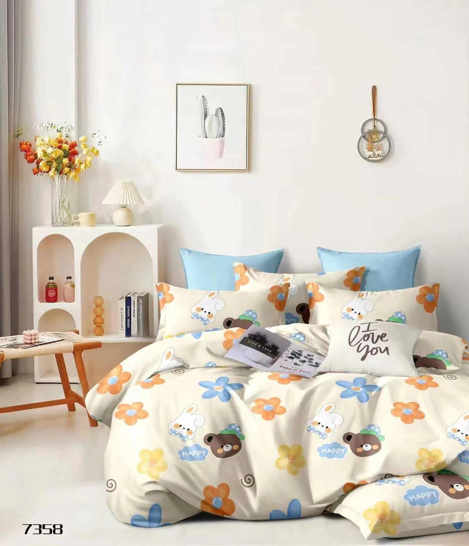 【卡通小兔】订单尾货水洗斜纹棉1.45米床单