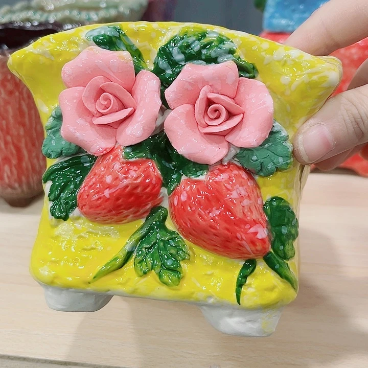 多肉陶瓷花盆满10元包邮