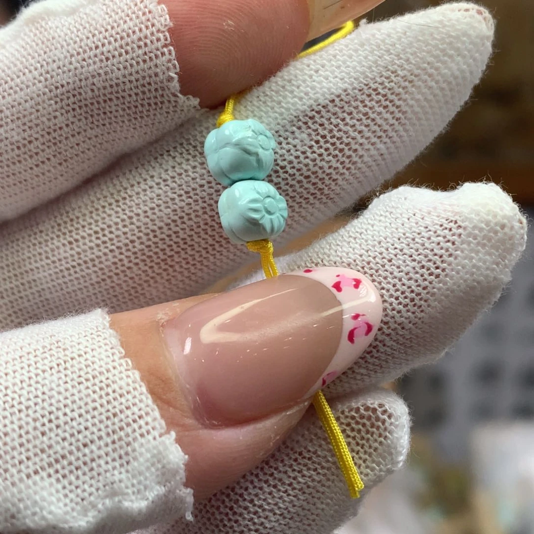 绿松石未镶嵌挂件