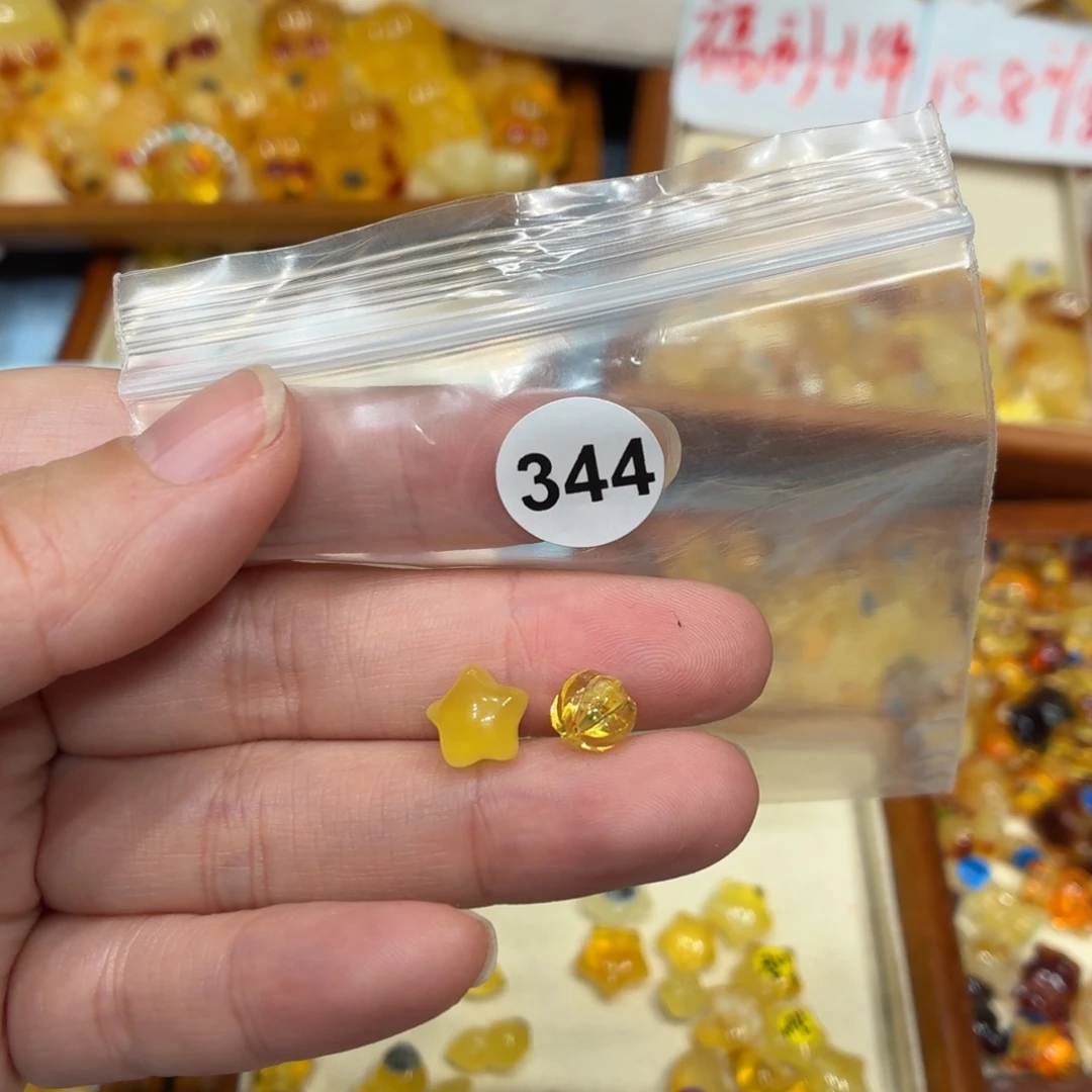 琥珀未镶嵌珠宝奇石