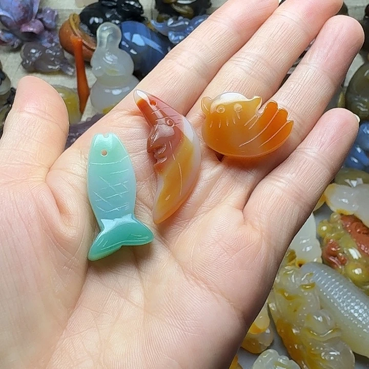 玛瑙/玉髓未镶嵌饰品