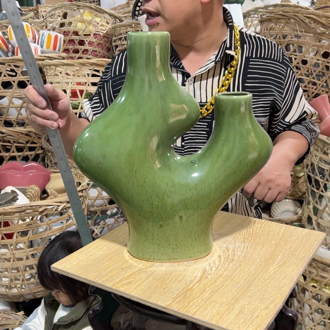 摆件32 号高中低温陶瓷瓶（部分微瑕）